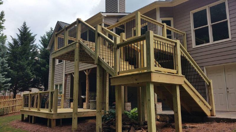 Covered outdoor living space near Powder Springs