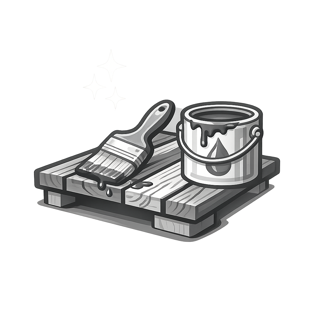 Deck staining and sealing icon