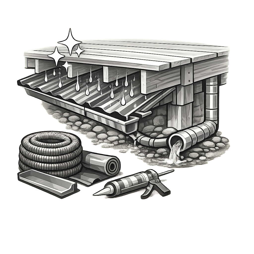 Gutters and downspouts icon